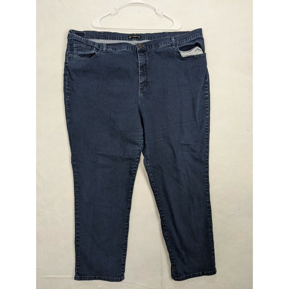 Lee 1889 Womens Jeans Classic Fit Size‎ 26w long Cotton Blend Blue
